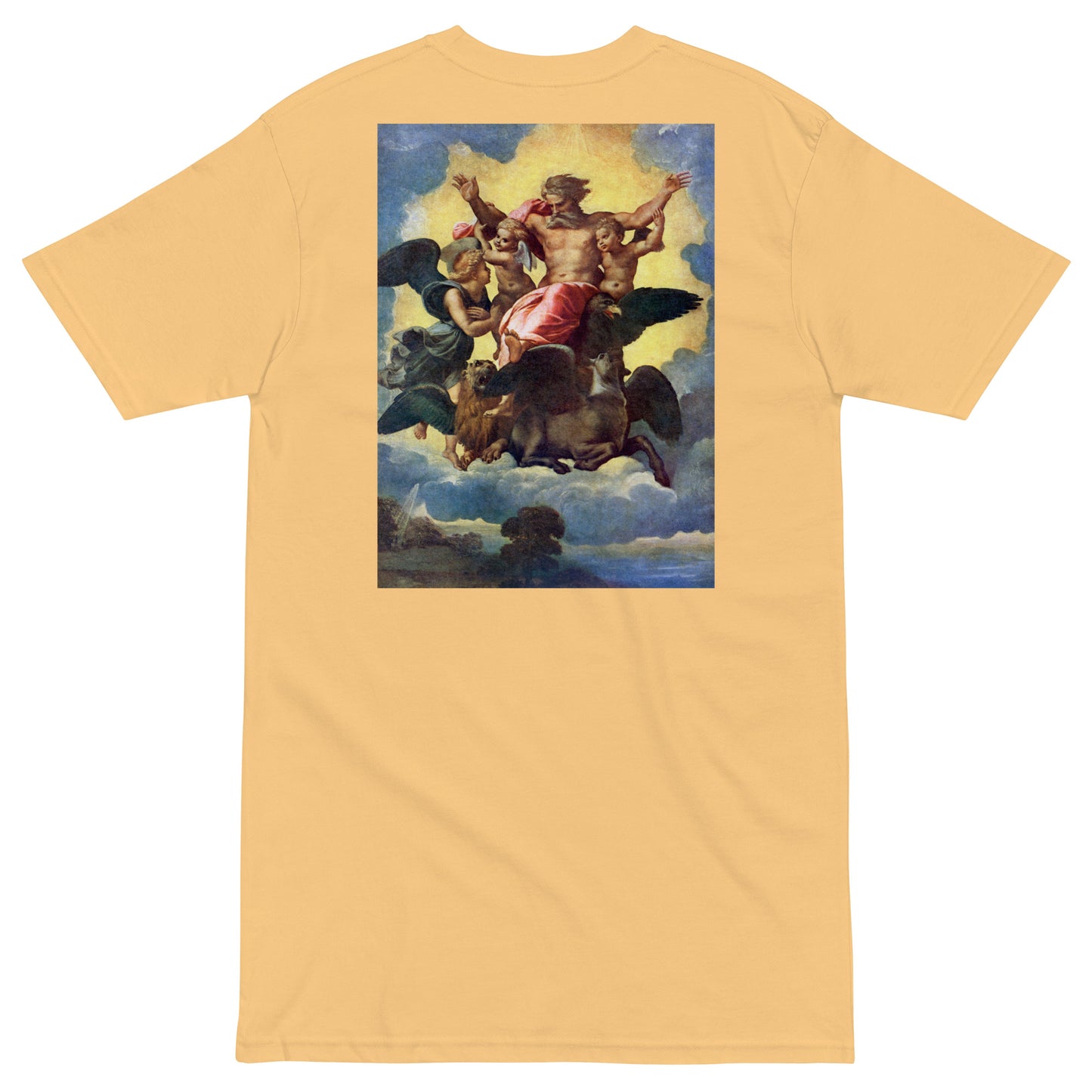 Raphael's Ezekiel's Vision Embroidered + Printed Premium Streetwear T-shirt