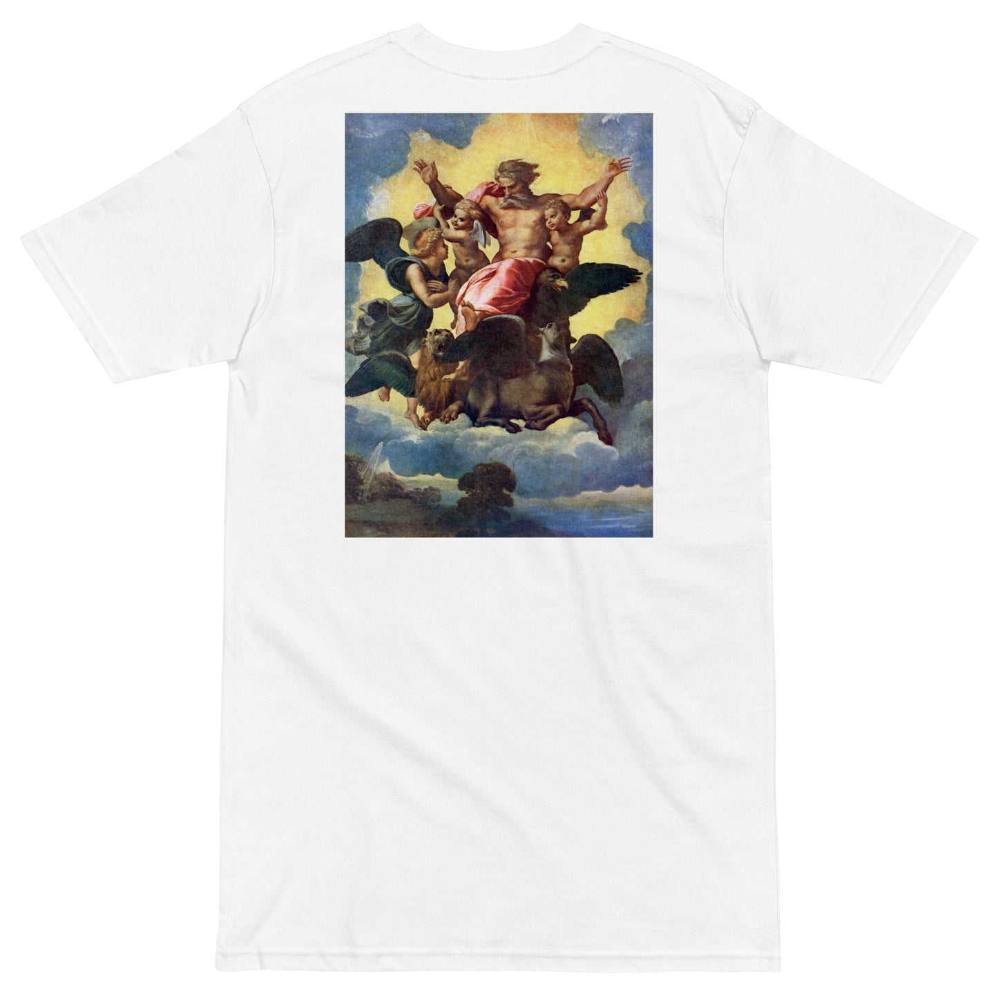 Raphael's Ezekiel's Vision Embroidered + Printed Premium Streetwear T-shirt