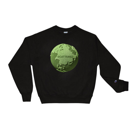 Scattered x BRAST x Champion Logo Crewneck