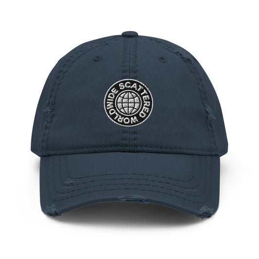 Distressed Worldwide Dad Hat