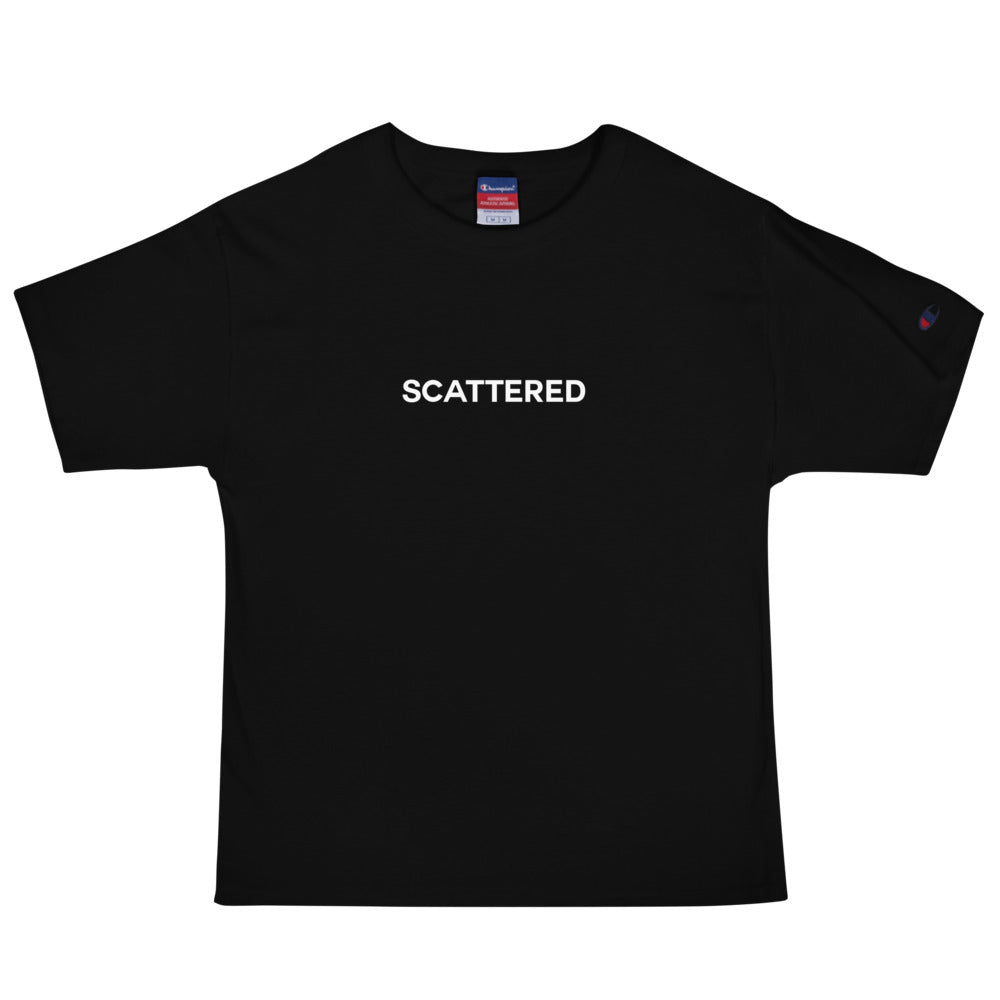 Scattered Japanese Harajuku Love AI Printed Streetwear Champion T-Shirt Mens Clothing Kanji Anime Kanji Anime Minimalist Naruto Gaara White Black