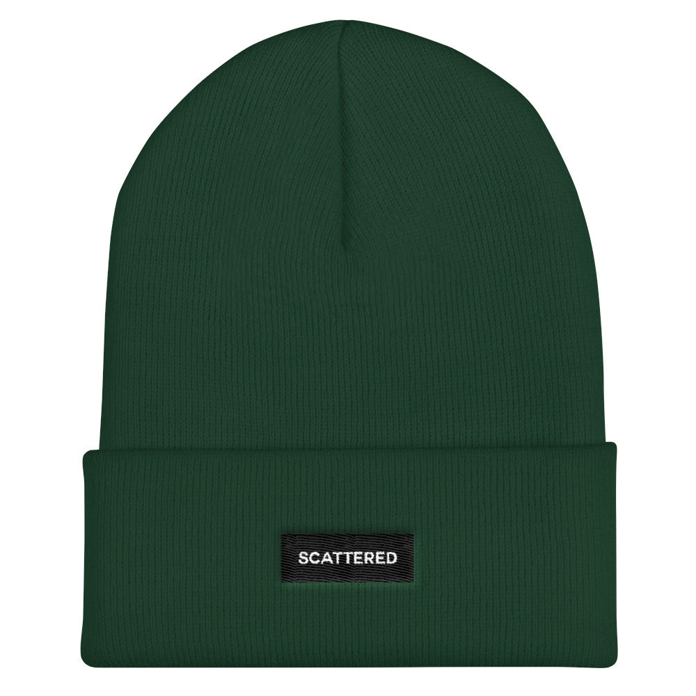 Streetwear-Scattered Box Logo Beanie-Scattered, LLC