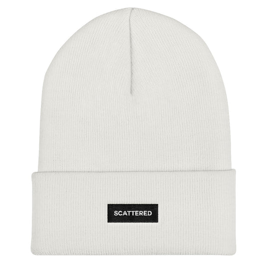 Streetwear-Scattered Box Logo Beanie-Scattered, LLC