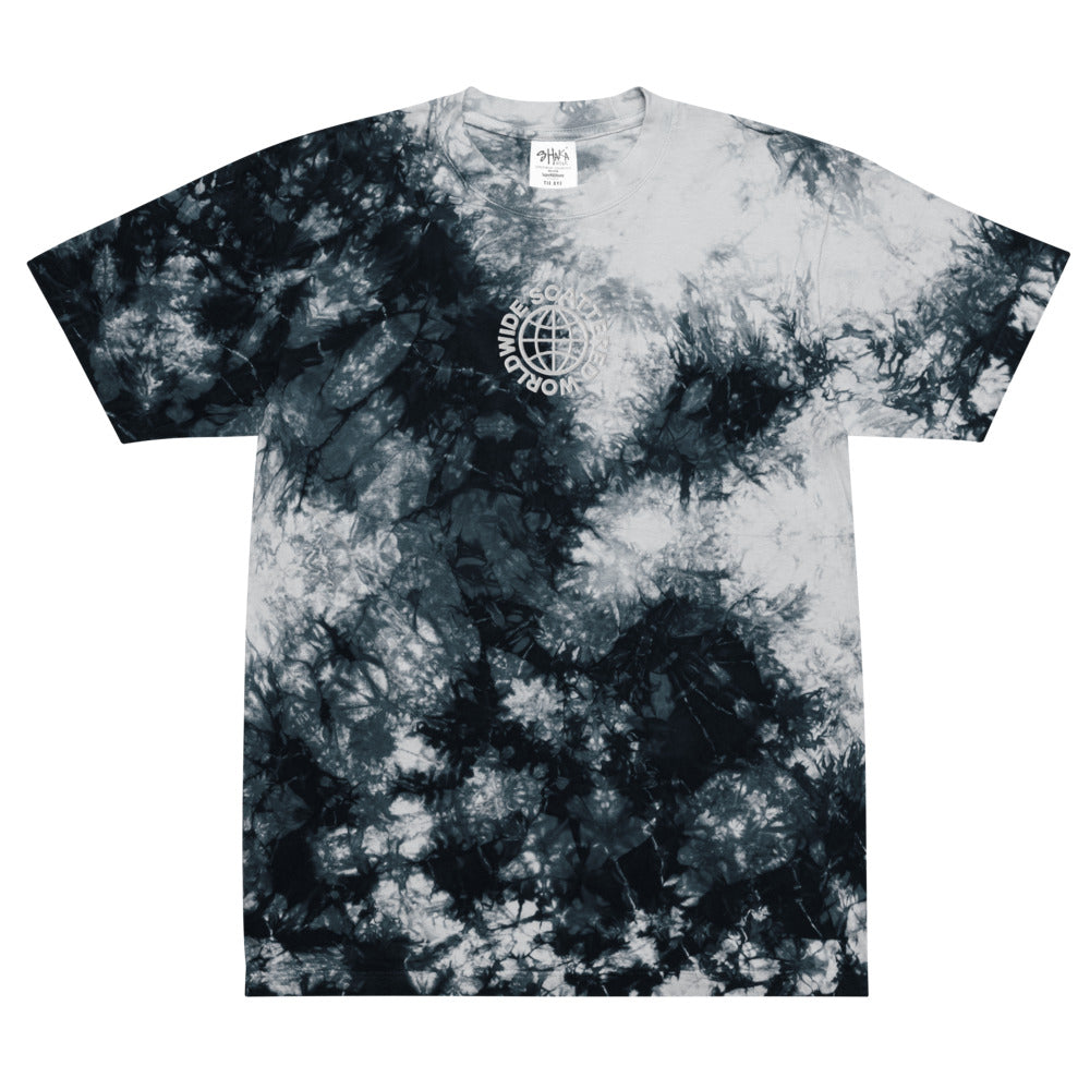 Tie-Dye Embroidered T-Shirt Tie-Dye Clothing, Acid Wash Clothing, Retro, Vintage, Bleach Tie Dye, Tie Dye Shirts, Minimalist, Urban Clothing, Hip Hop Clothing, Reverse Tie Dye, Tie Dye Hoodies, Streetwear Style, Tie Dye Sweatshirts, Vintage Streetwear, Bleached