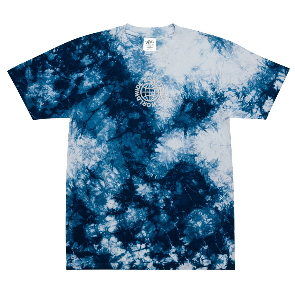 Tie-Dye Embroidered T-Shirt Tie-Dye Clothing, Acid Wash Clothing, Retro, Vintage, Bleach Tie Dye, Tie Dye Shirts, Minimalist, Urban Clothing, Hip Hop Clothing, Reverse Tie Dye, Tie Dye Hoodies, Streetwear Style, Tie Dye Sweatshirts, Vintage Streetwear, Bleached
