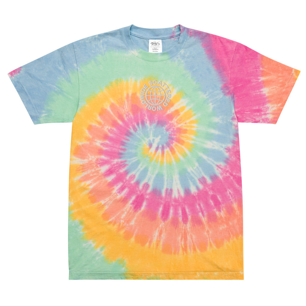 Tie-Dye Embroidered T-Shirt Tie-Dye Clothing, Acid Wash Clothing, Retro, Vintage, Bleach Tie Dye, Tie Dye Shirts, Minimalist, Urban Clothing, Hip Hop Clothing, Reverse Tie Dye, Tie Dye Hoodies, Streetwear Style, Tie Dye Sweatshirts, Vintage Streetwear, Bleached