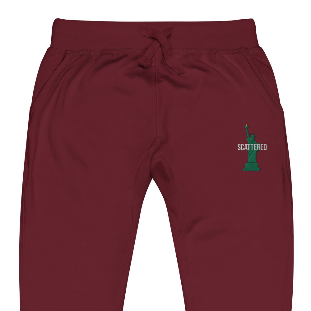 Statue of Liberty Logo Embroidered Premium Sweatpants
