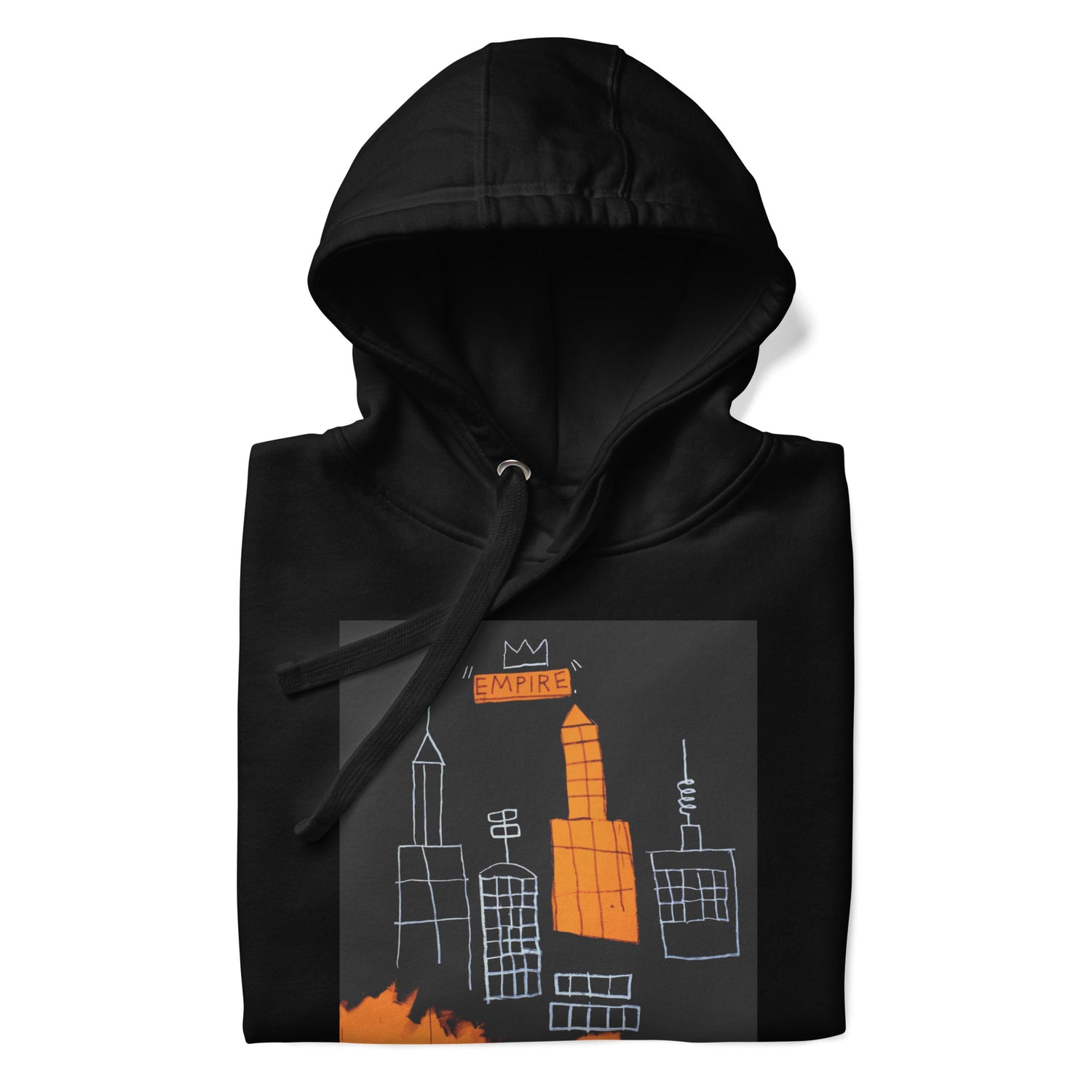 Jean-Michel Basquiat "Mecca" Artwork Printed Premium Streetwear Sweatshirt Hoodie Black