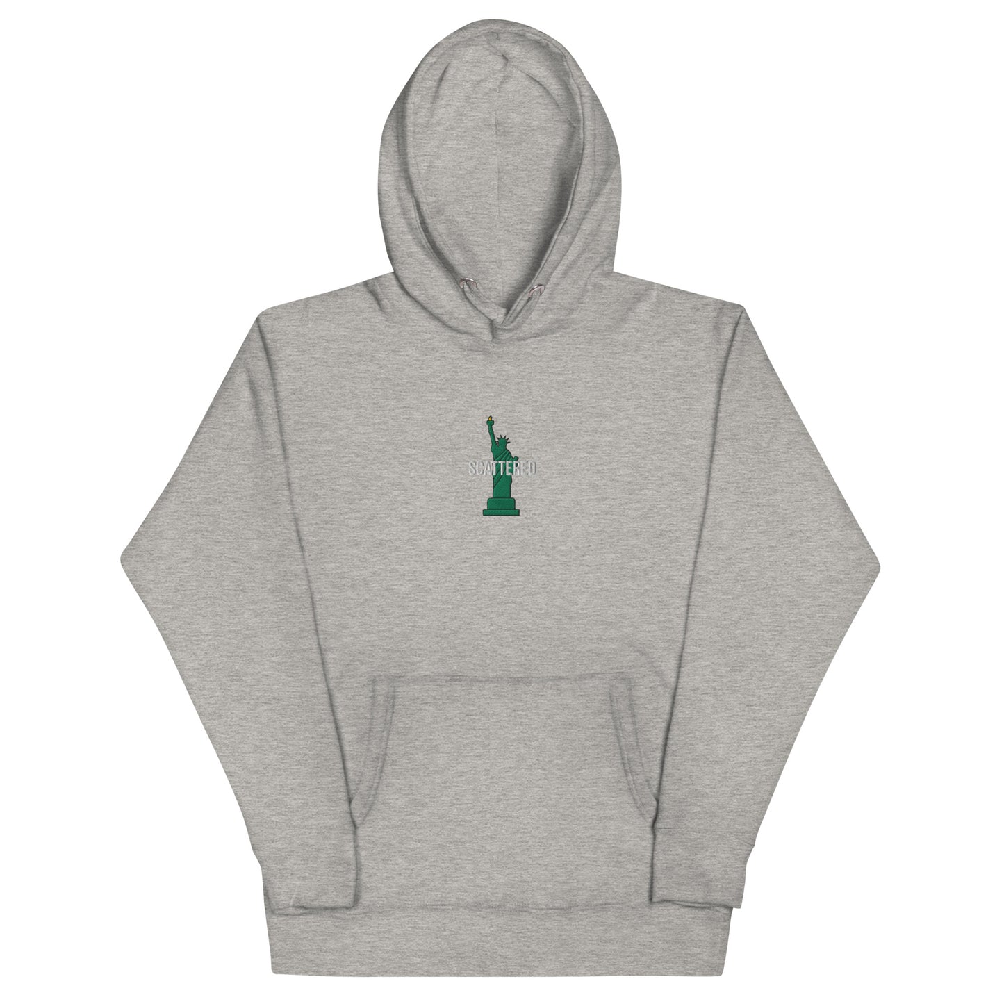 Statue of Liberty Logo Embroidered Premium Hoodie Sweatshirt