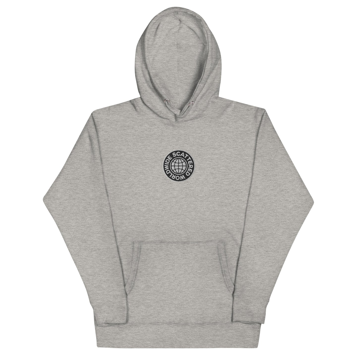 Scattered Embroidered Logo Hoodie