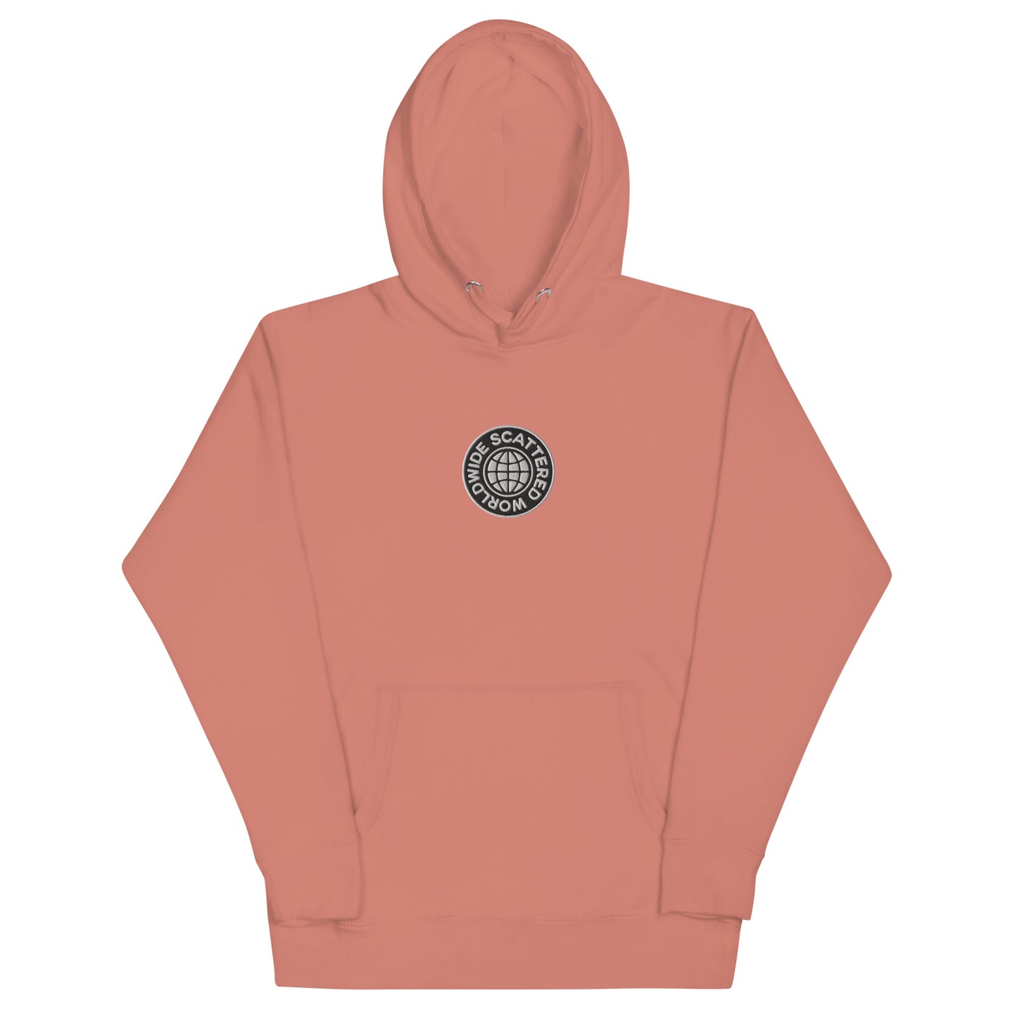 Scattered Embroidered Logo Hoodie