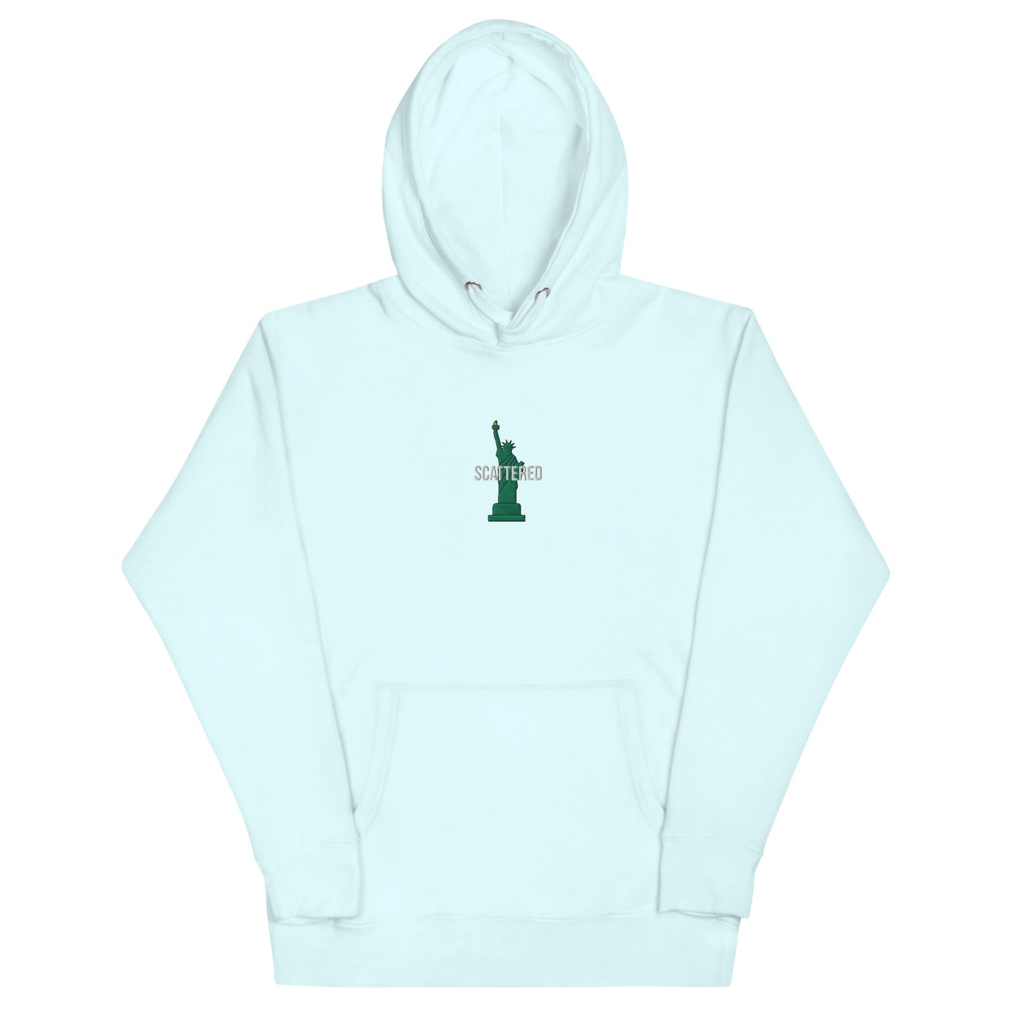 Statue of Liberty Logo Embroidered Premium Hoodie Sweatshirt