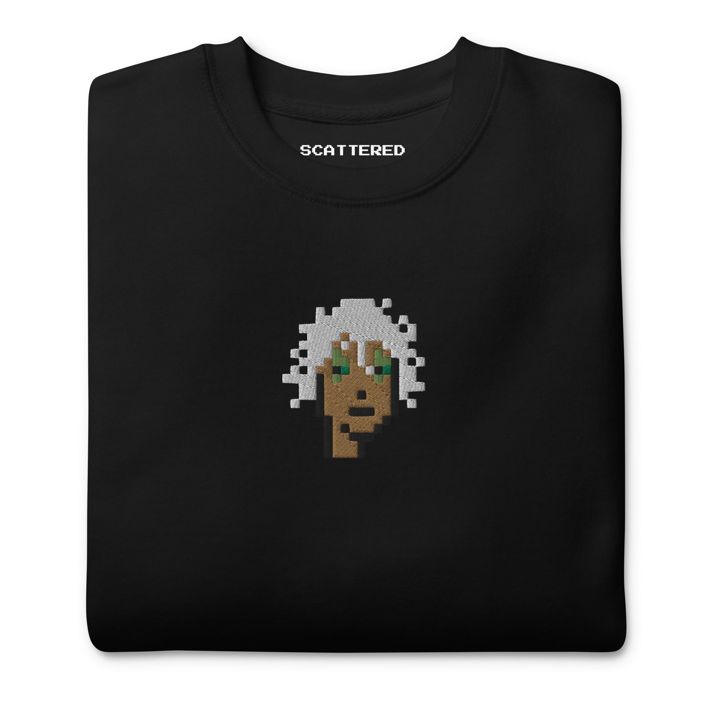 Crypto Punks NFT #9998 Premium Embroidered Crewneck Sweatshirt